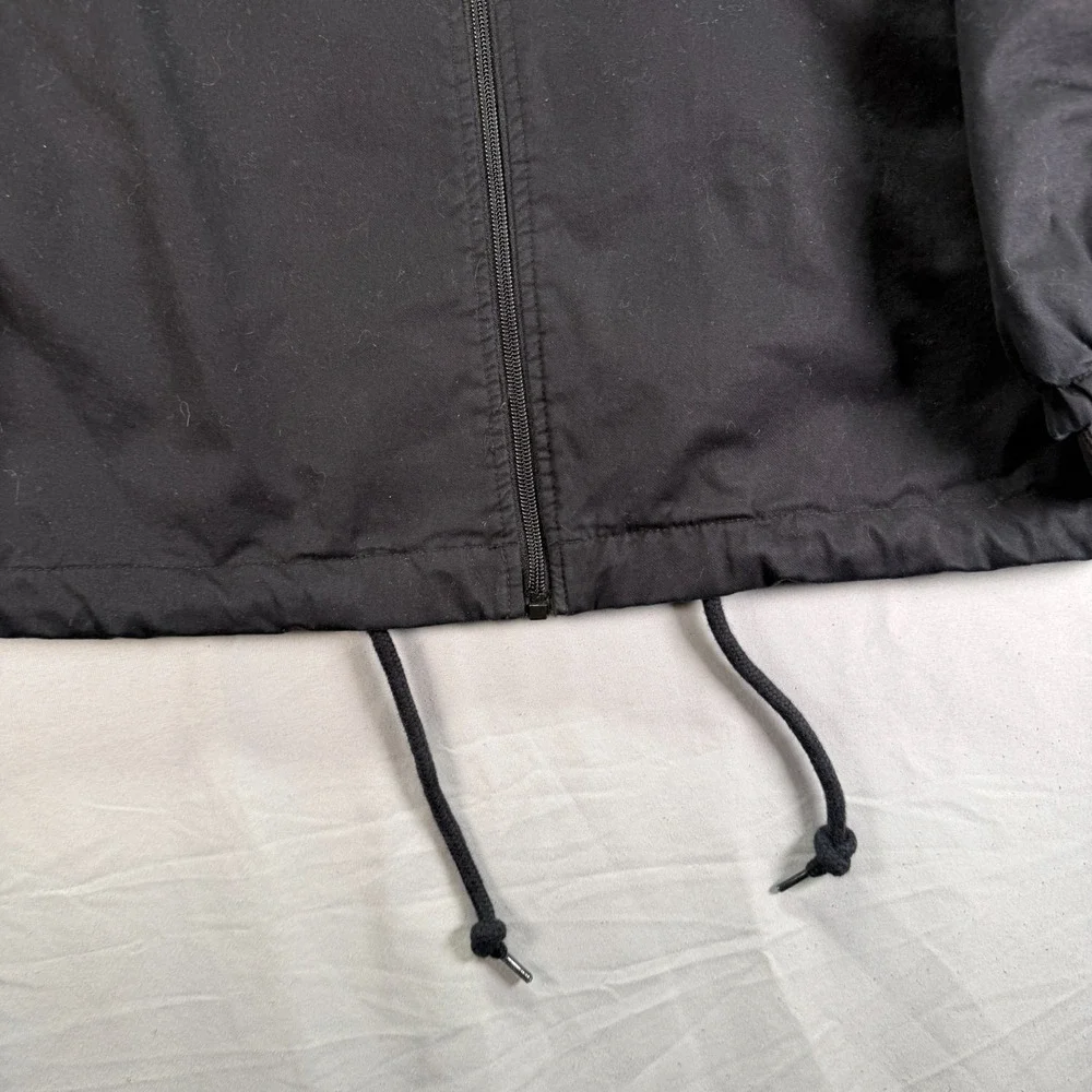 G Star Raw Jacket Mens Small Black Bomber Canvas Sherpa Collar Pockets Full Zip - Picture 3 of 13